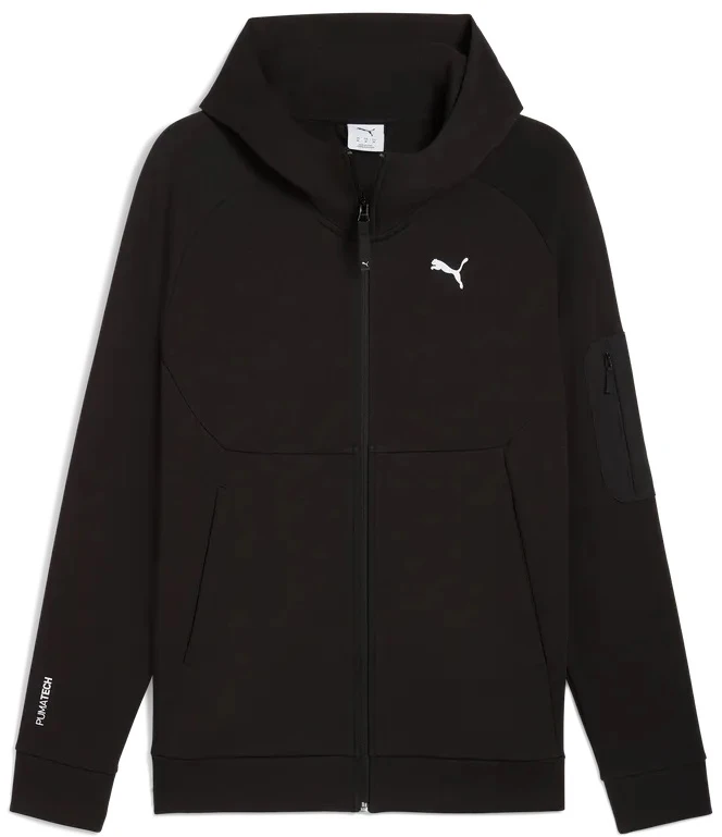Puma Džemperis Vyrams Pumatech Fz Hoodie Juodas 688045 01