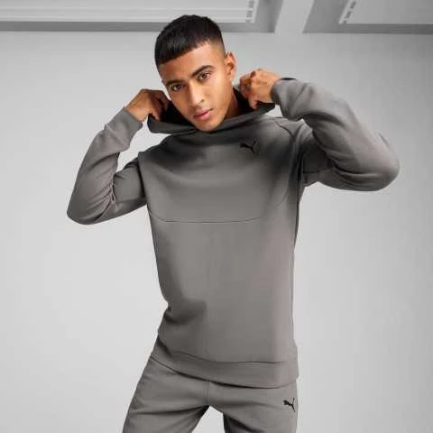 Puma Džemperis Vyrams Pumatech Hoodie Pilkas 684600 79