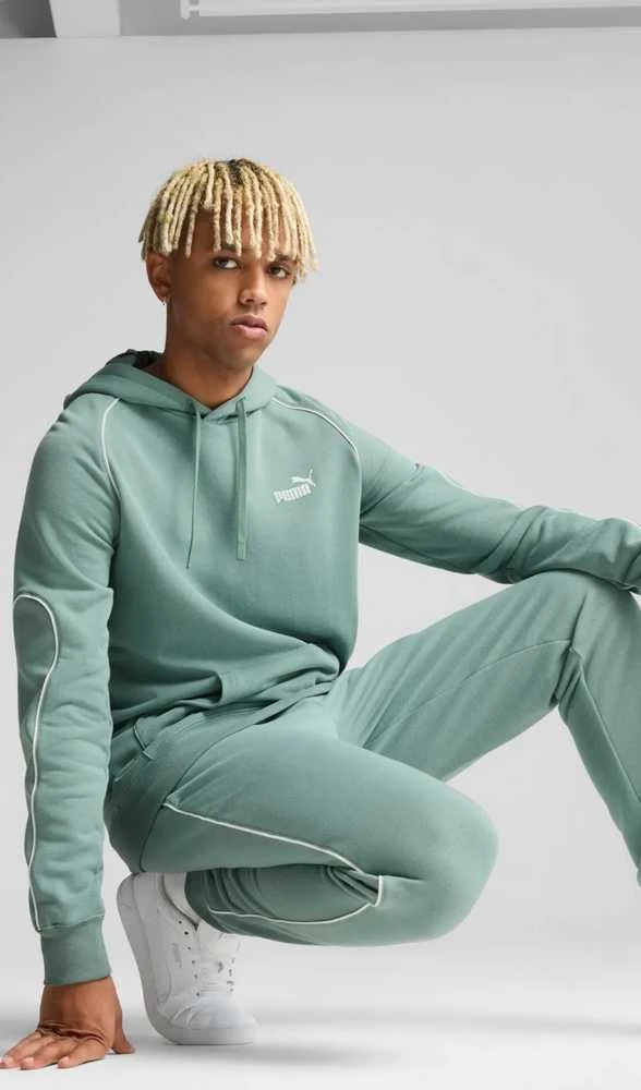 Puma Džemperis Vyrams Sport Hoodie Žalias 684619 30