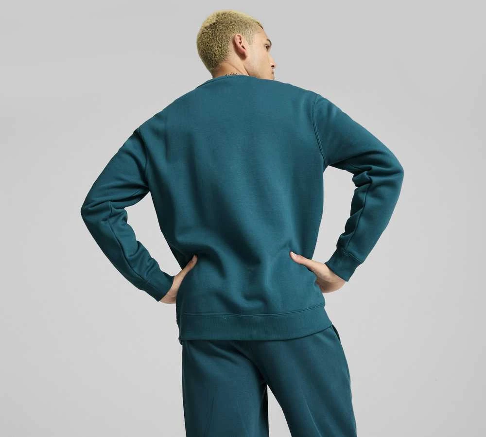 Puma Džemperis Vyrams Squad Crew Fl Cold Žalias 681794 22