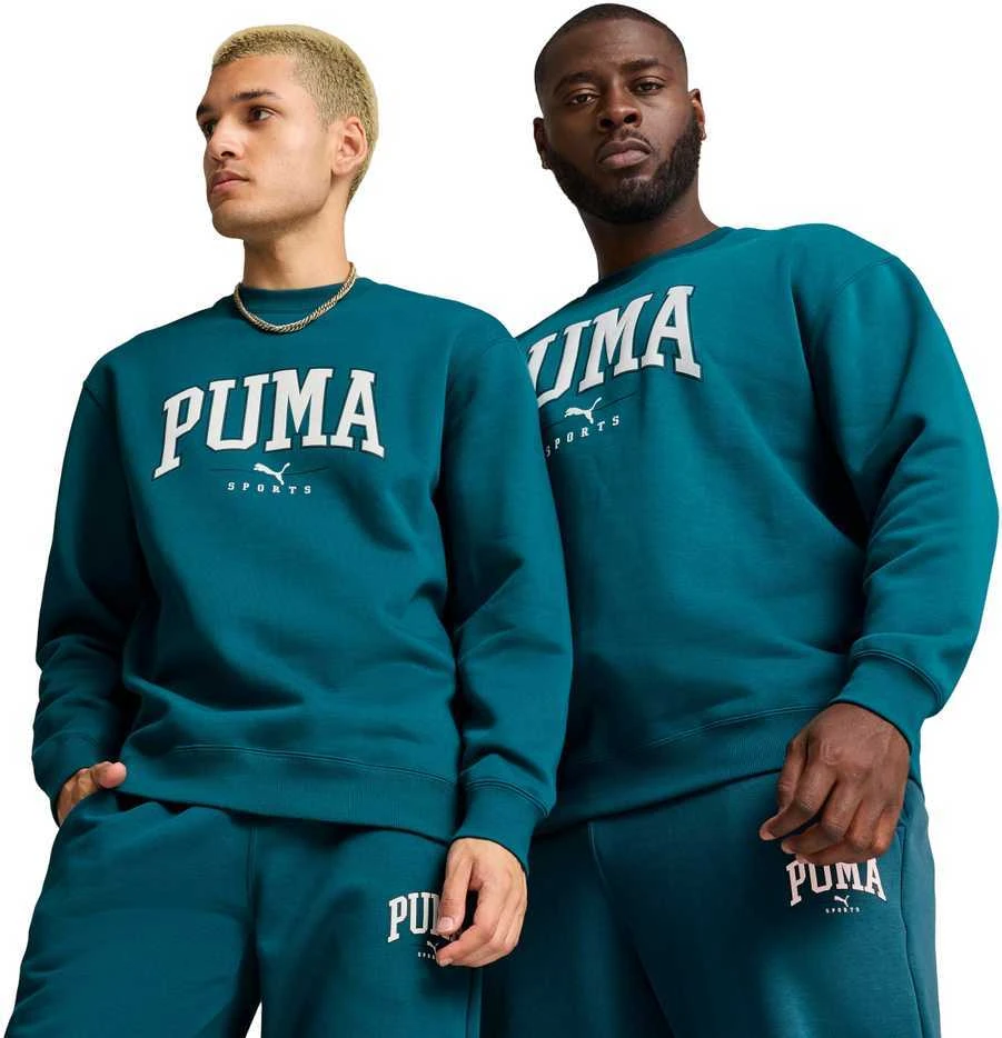Puma Džemperis Vyrams Squad Crew Fl Cold Žalias 681794 22