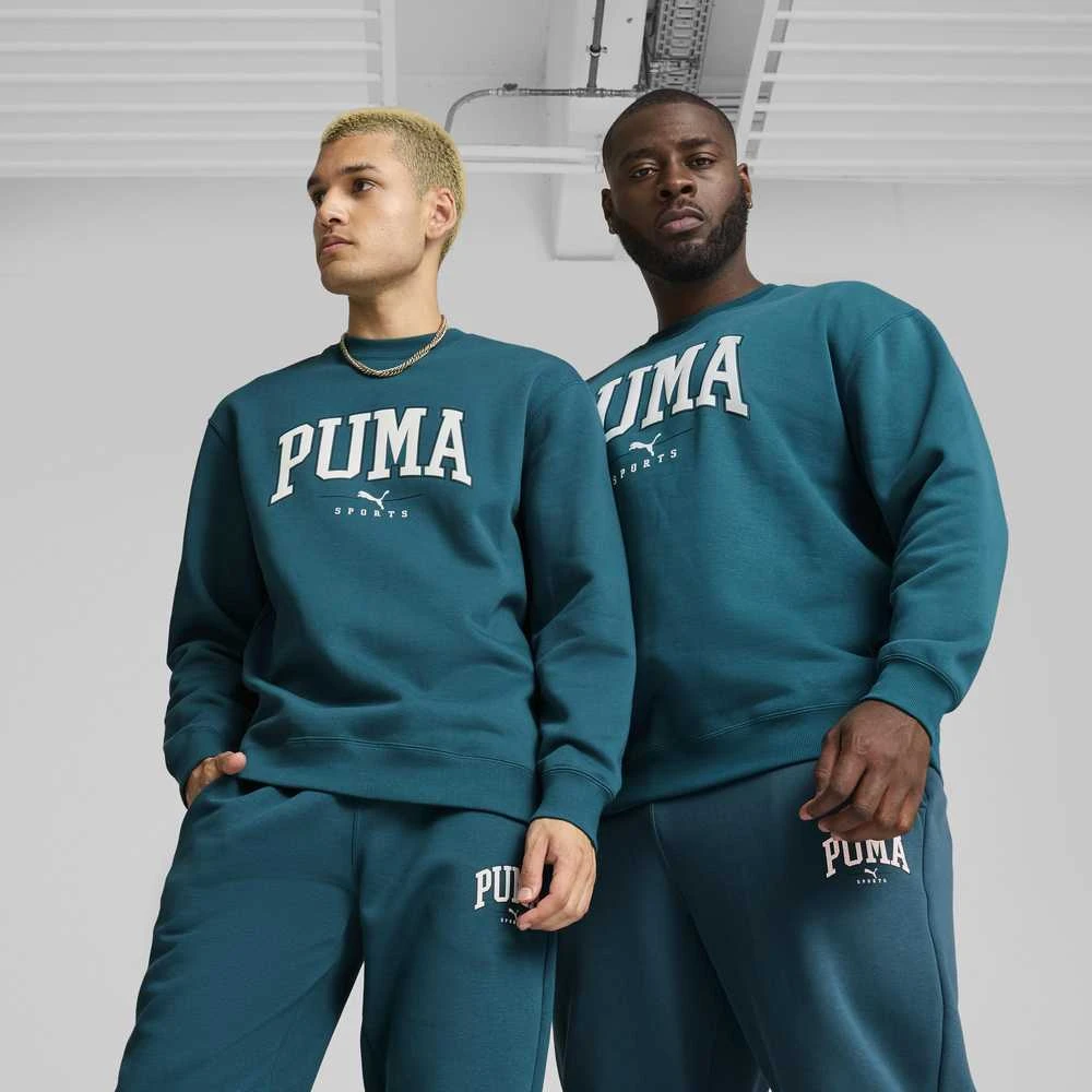 Puma Džemperis Vyrams Squad Crew Fl Cold Žalias 681794 22