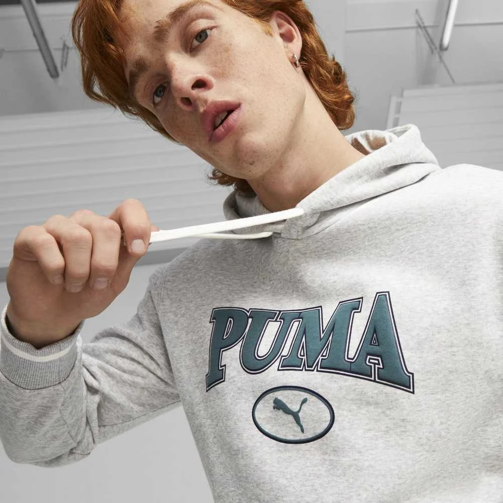 Puma Džemperis Vyrams Squad Hoodie Fl Pilkas 676017 04