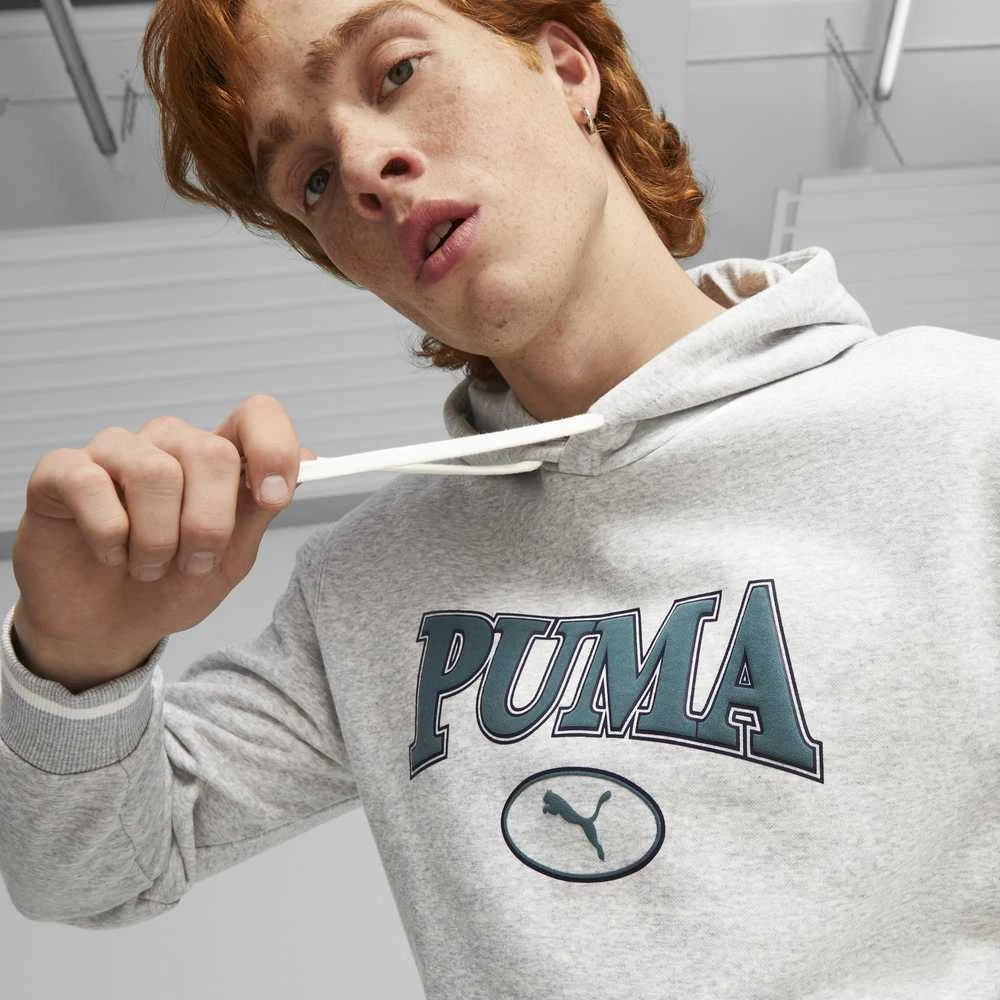 Puma Džemperis Vyrams Squad Hoodie Fl Pilkas 676017 04