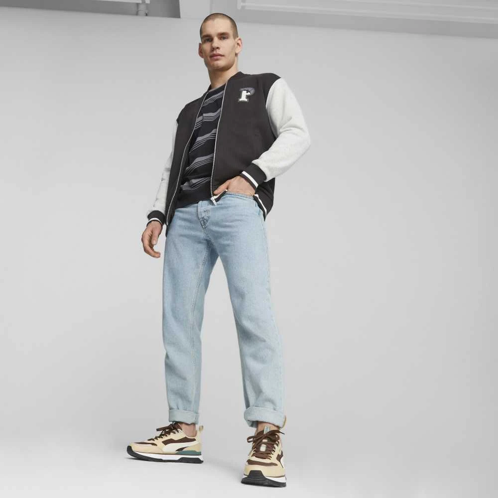 Puma Džemperis Vyrams Squad Track Jacket Juodas Pilkas 676018 01