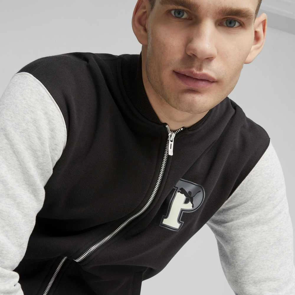 Puma Džemperis Vyrams Squad Track Jacket Juodas Pilkas 676018 01