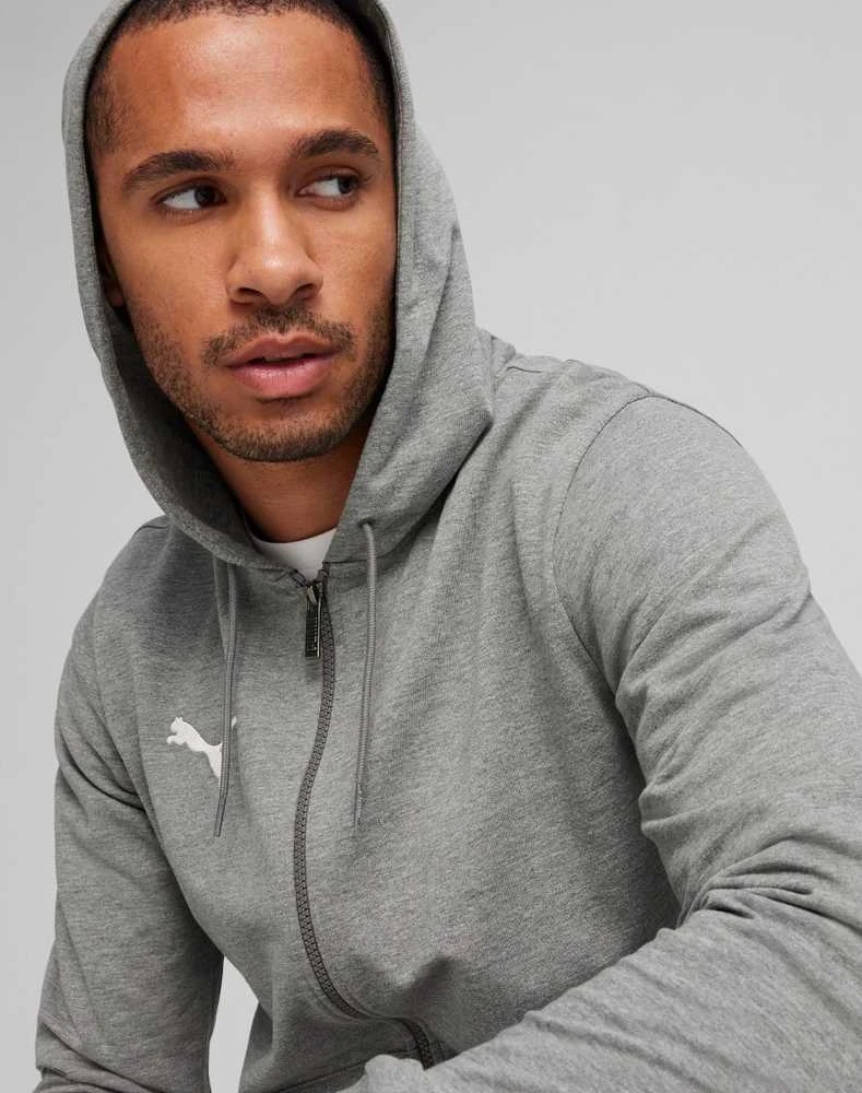 Puma Džemperis Vyrams TeamGoal Casuals Hooded Pilkas 658595 33