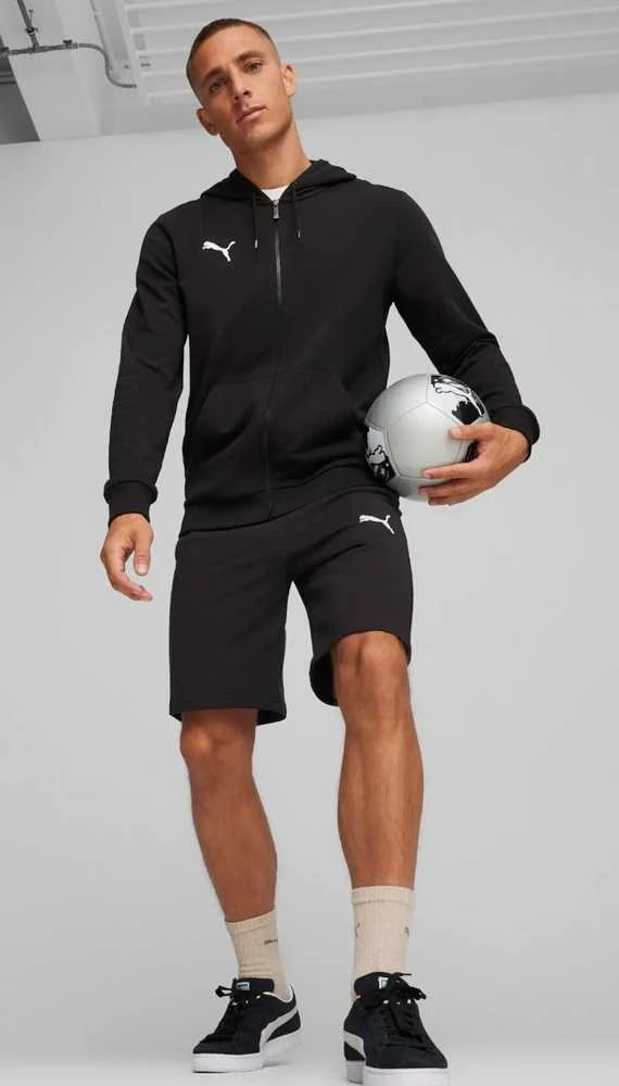 Puma Džemperis Vyrams TeamGoal Casuals Hooded Juodas 658595 03