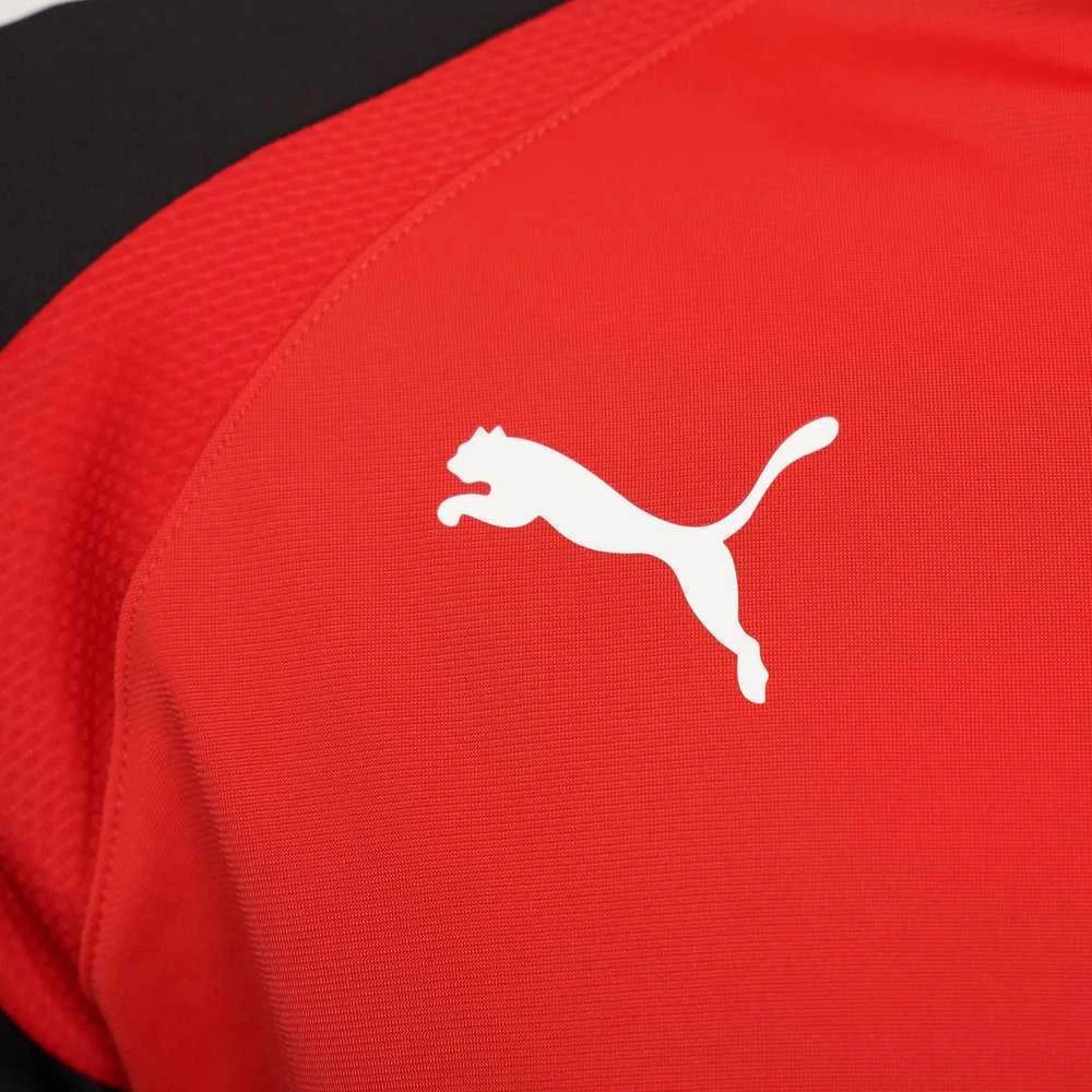 Puma Džemperis Vyrams TeamLiga 1/4 Zip Top Raudona Juodas 657236 01