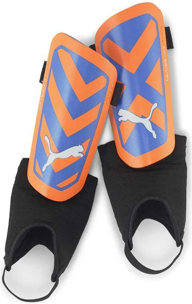 Puma Futbolo Apsaugos Ultra Light Ankle Oranžinis Mėlyna 030874 01
