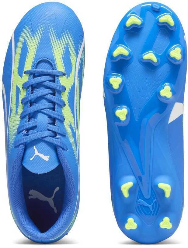 Puma Futbolo Avalynė Paaugliams Ultra Play Fg/Ag Jr Ultra Mėlyna Žalias 107530 03