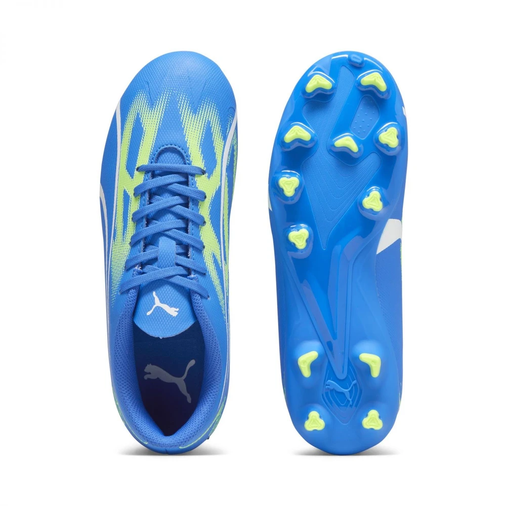 Puma Futbolo Avalynė Paaugliams Ultra Play Fg/Ag Jr Ultra Mėlyna Žalias 107530 03