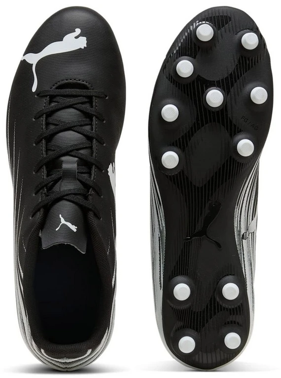 Puma Futbolo Avalynė Vyrams Attacanto II Fg/Ag Juodas Baltas 108493 01