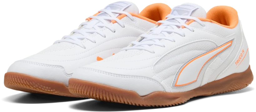 Puma Futbolo Avalynė Vyrams Truco IV Baltas Oranžinis 108845 01