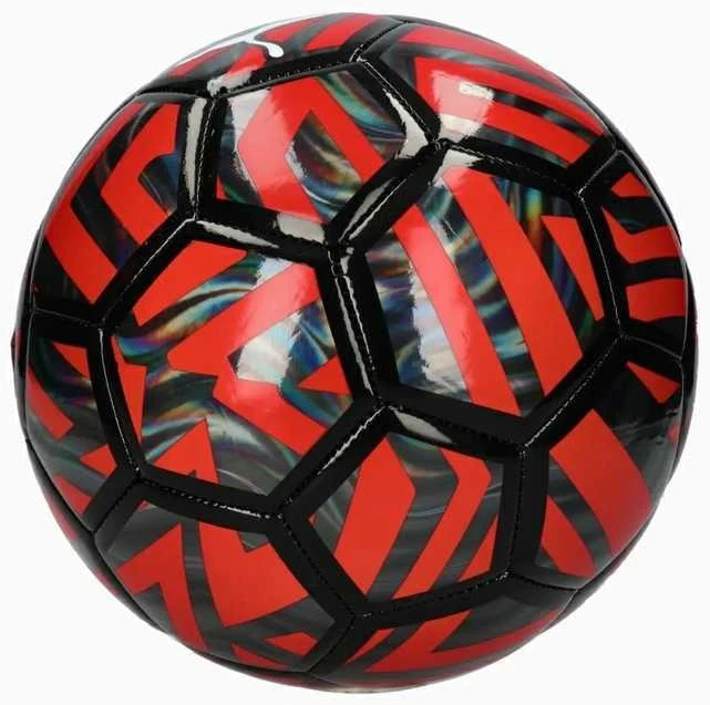 Puma Futbolo Kamuolys Acm Fan Ball Juodas Raudona 084043 01