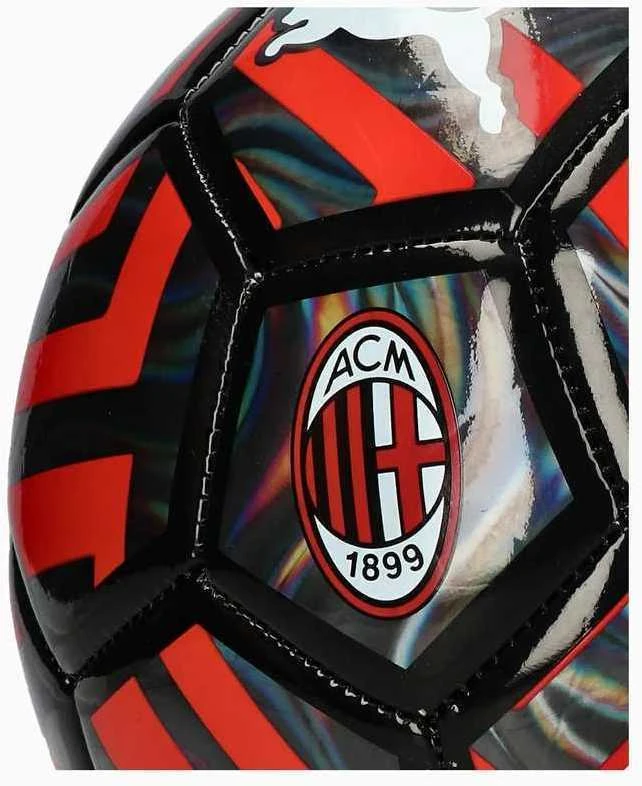 Puma Futbolo Kamuolys Acm Fan Ball Juodas Raudona 084043 01