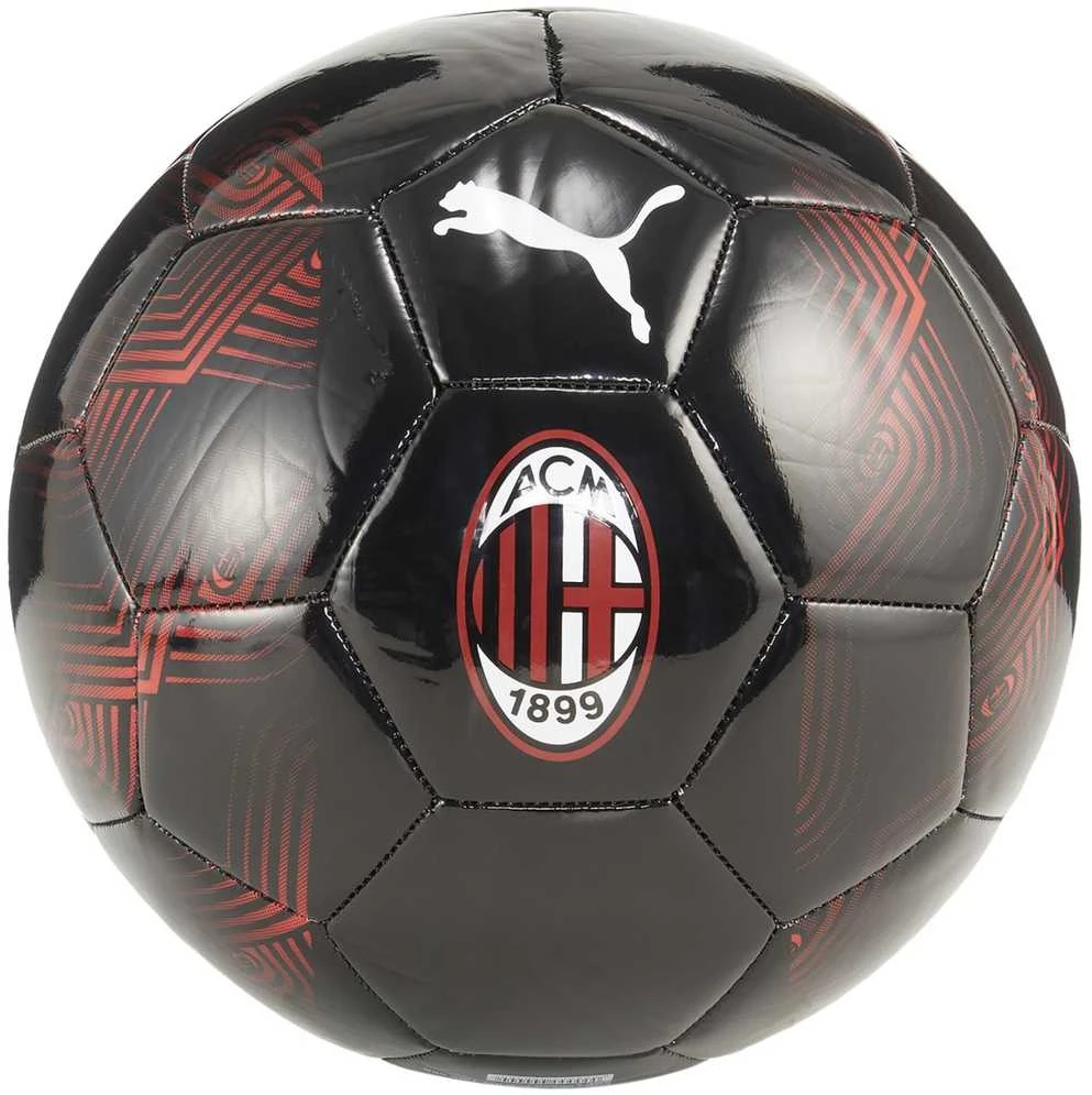 Puma Futbolo Kamuolys Acm Ftblcore Ball Juodas Raudona 084155 02