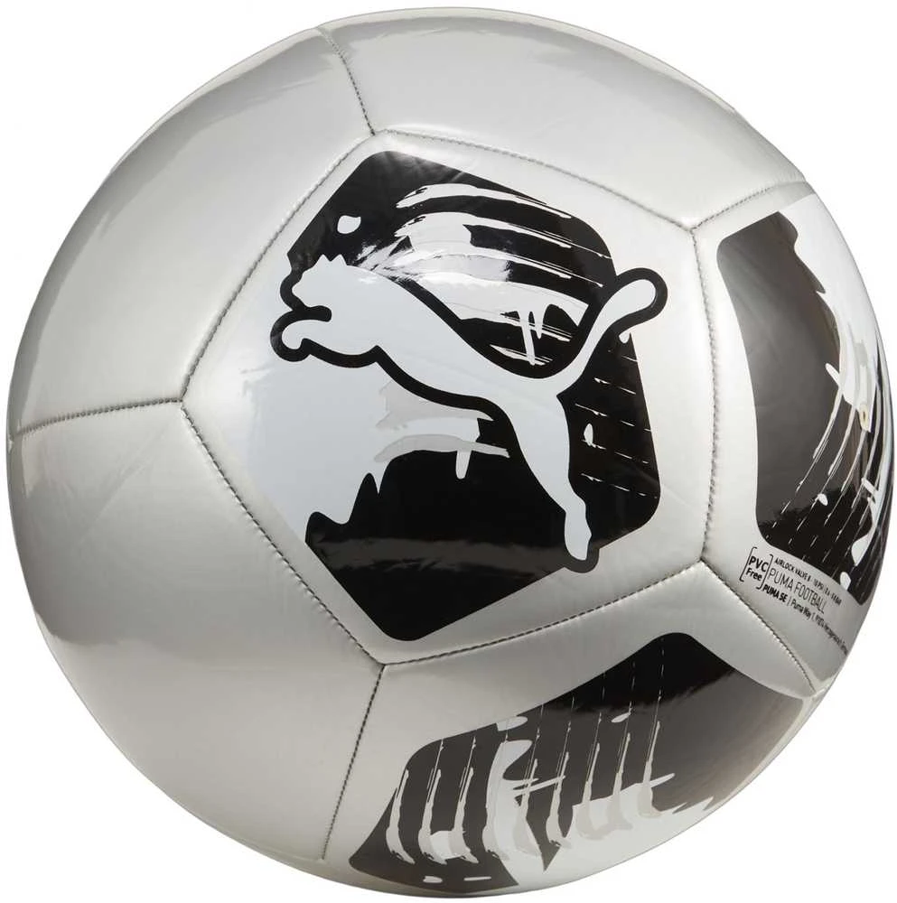Puma Futbolo Kamuolys Big Cat Ball Juodas Pilkas 084214 03