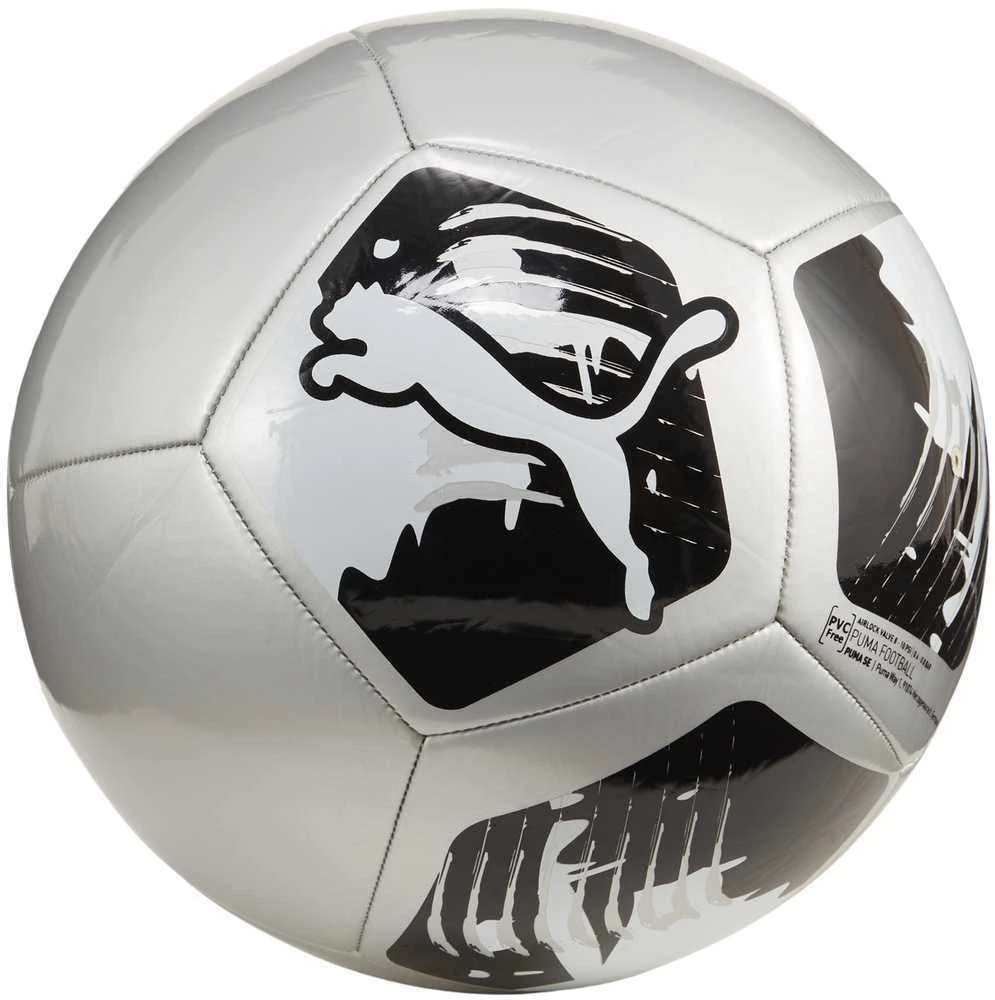 Puma Futbolo Kamuolys Big Cat Ball Juodas Pilkas 084214 03