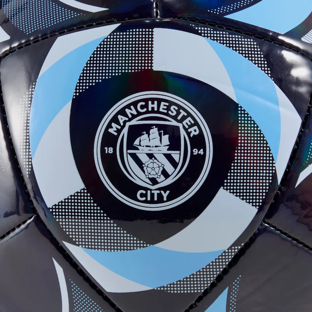 Puma Futbolo Kamuolys Mcfc Culture Ball Mini Mėlyna Pilkas 085245 01