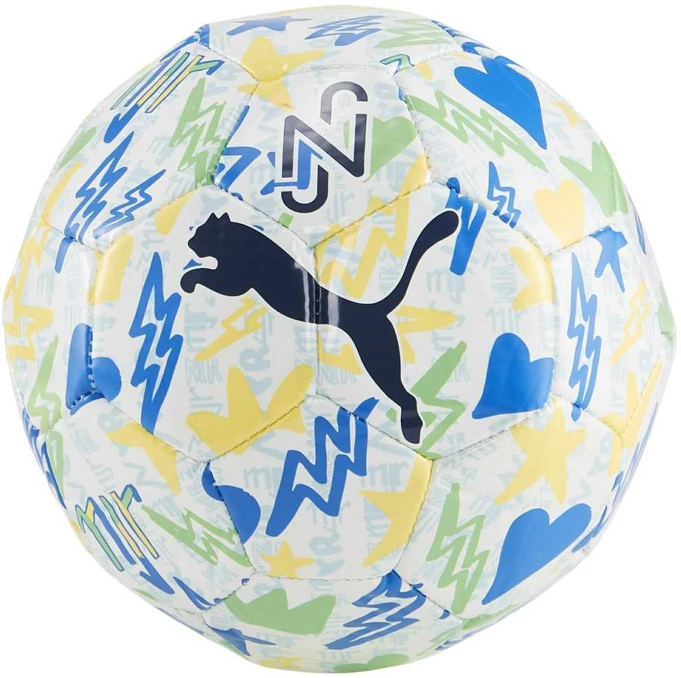 Puma Futbolo Kamuolys Neymar Jr Graphic Baltas Colored 084141 01/MINI