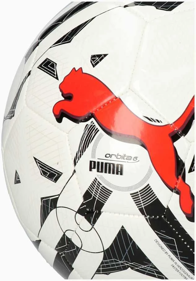 Puma Futbolo Kamuolys Orbita 6 Ms Baltas Juodas 083787 06