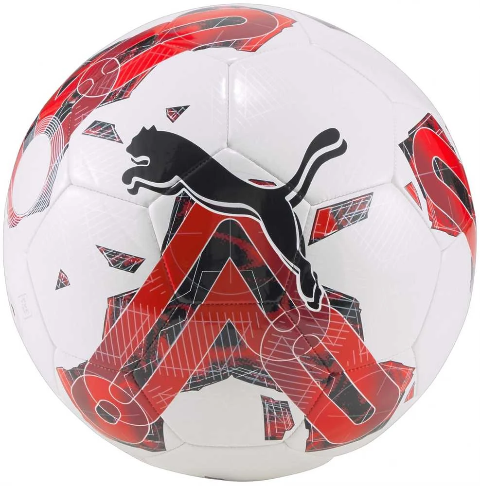 Puma Futbolo Kamuolys Orbita 6 Ms Baltas Raudona 083787 02
