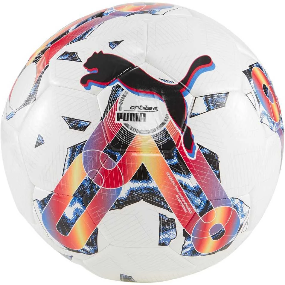 Puma Futbolo Kamuolys Orbita 6 Ms Baltas Colored 083787 08
