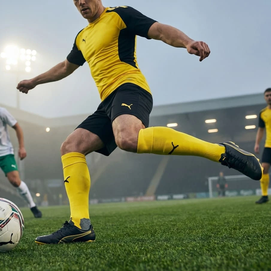 Puma Futbolo Kojinės Unisex Team Liga Socks Core Geltona 703441 17