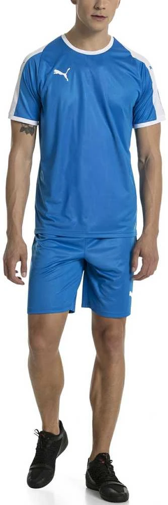 Puma Futbolo Marškinėliai Liga Jersey Electric Mėlyna