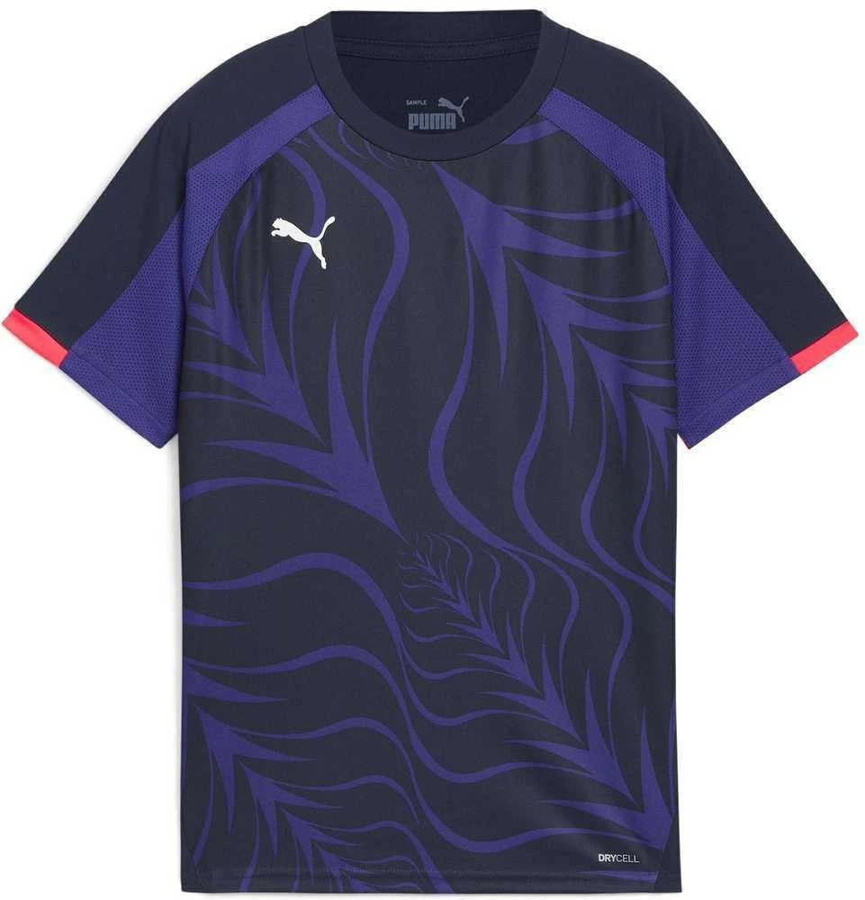 Puma Futbolo Marškinėliai Paaugliams IndividualLiga Juodas Violetinė 659525 01