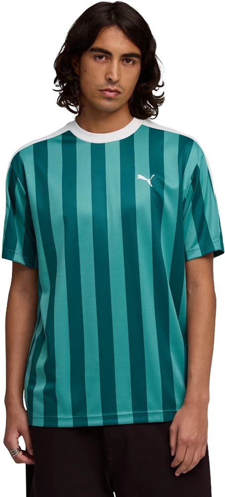 Puma Futbolo Marškinėliai Vyrams Ess T7 Relaxed Žalias Baltas 692195 41