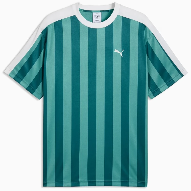 Puma Futbolo Marškinėliai Vyrams Ess T7 Relaxed Žalias Baltas 692195 41