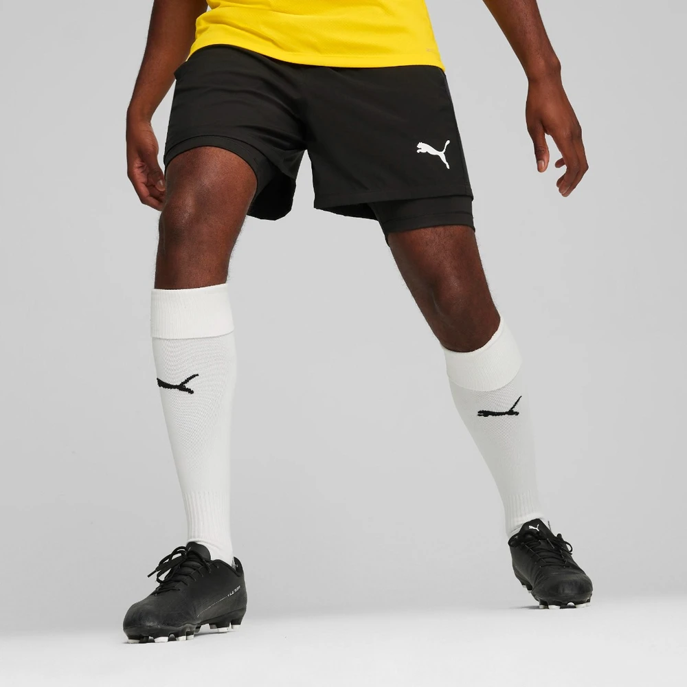 Puma Futbolo Šortai TeamGoal 2in1 Short Juodas 658774 03