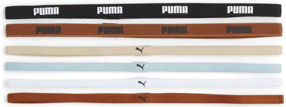 Puma Galvos Juosta At Sportbands (6pcs) Baltas Juodas Brown 053452 28
