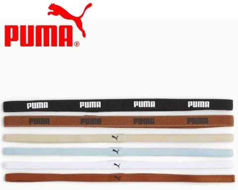 Puma Galvos Juosta At Sportbands (6pcs) Baltas Juodas Brown 053452 28