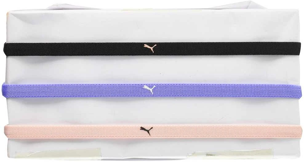 Puma Galvos Juosta AT Sportbands Womens Pack Juodas Rožinė Violetinė 053491 06