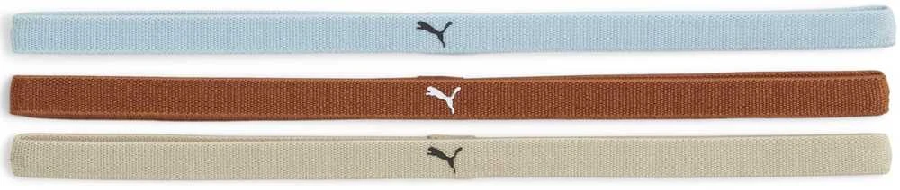 Puma Galvos Juosta AT Sportbands Womens (3pcs) Kreminis Mėlyna Brown 053491 24