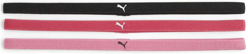 Puma Galvos Juosta AT Sportbands Womens (3pcs) Juodas Rožinė 053491 23