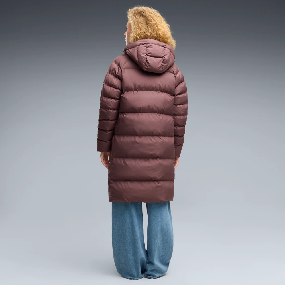 Puma Ilga Striukė Moterims Mono Hooded Parka Burgundy 688384 91