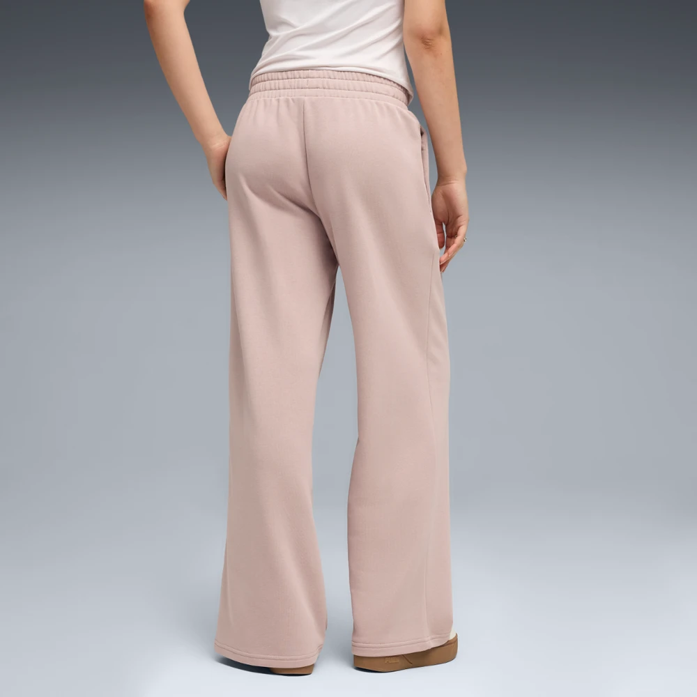 Puma Kelnės Moterims Ess Cat Standard Wide Leg Pants Rose Latte 691703 89