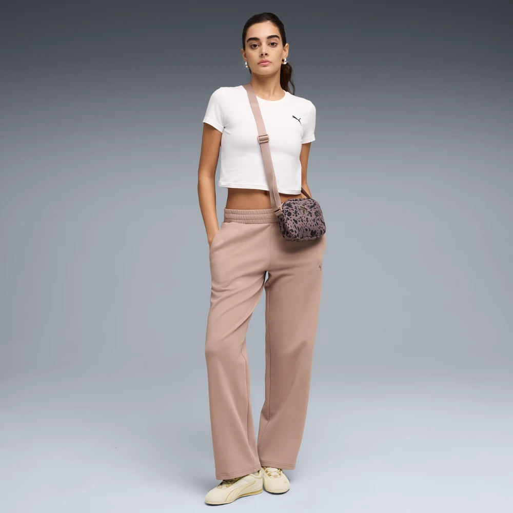 Puma Kelnės Moterims Ess Elevated Straight Leg Sandstone 691817 88