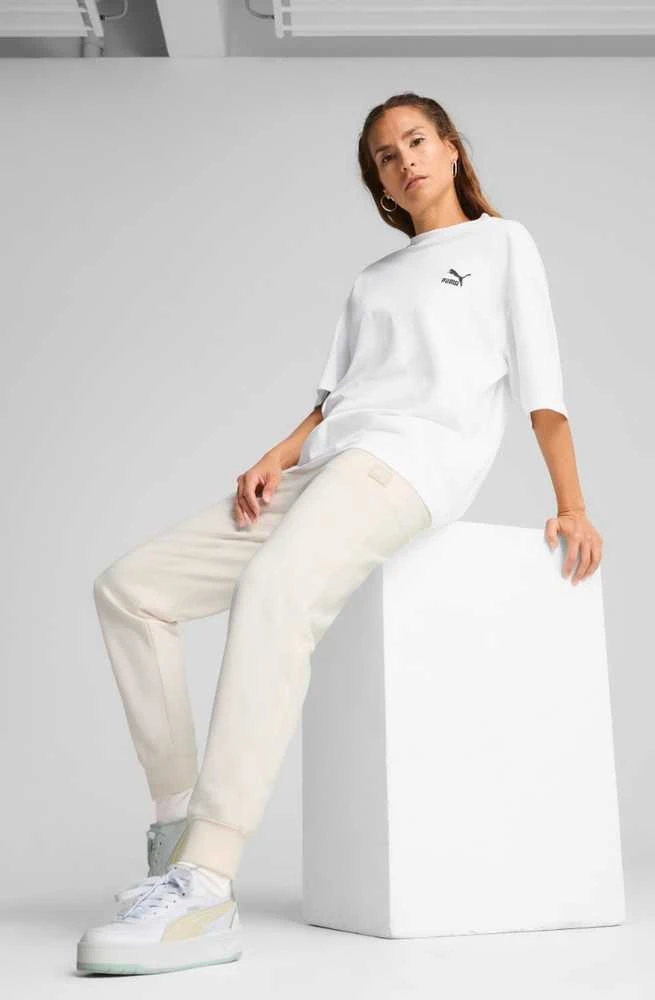 Puma Kelnės Moterims Ess Elevated Sweatpants rusvai gelsvas 685019 99