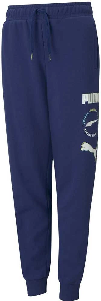 Puma Kelnės Paaugliams Alpha Sweatpants Mėlyna 585895 12