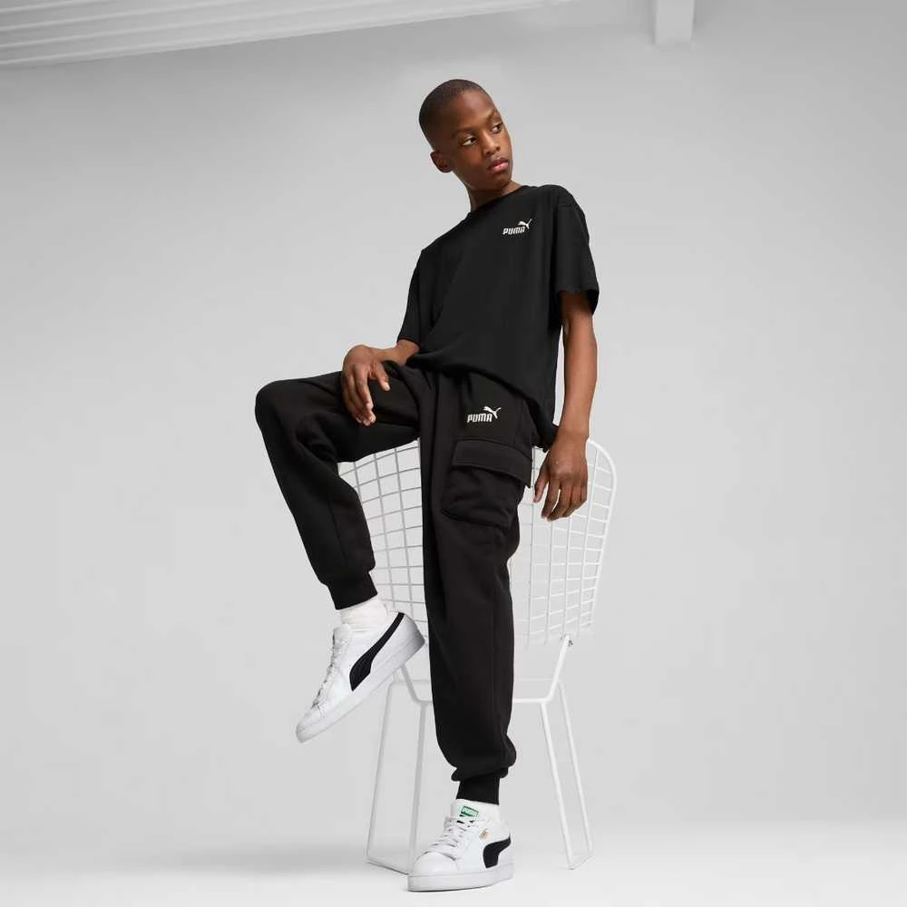 Puma Kelnės Paaugliams Ess No.1 Logo Pants Fl Juodas 684924 01