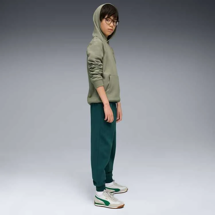 Puma Kelnės Paaugliams Ess No.1 Logo Sweatpants Fl Dark Žalias 684912 75