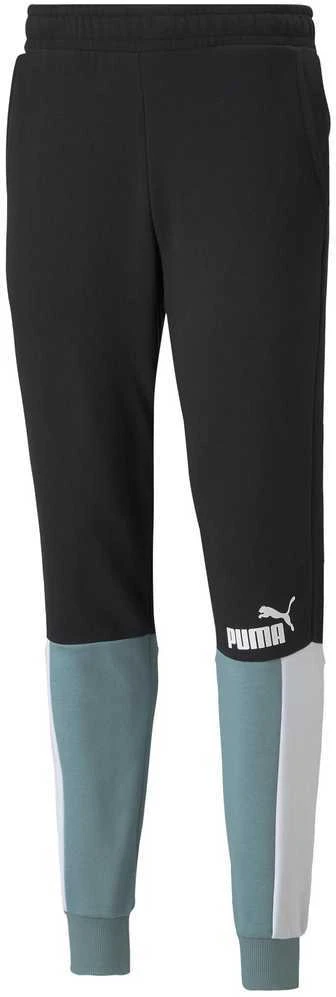Puma Kelnės Vyrams Ess+ Block Sweatpants Juodas Baltas Mint 848007 50