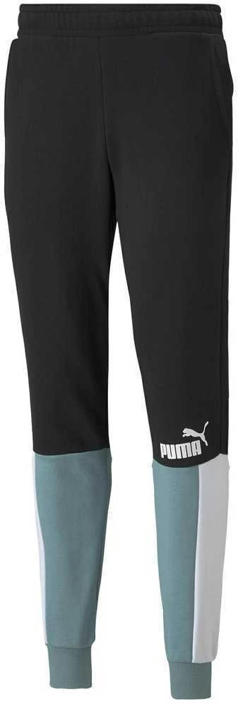Puma Kelnės Vyrams Ess+ Block Sweatpants Juodas Baltas Mint 848007 50