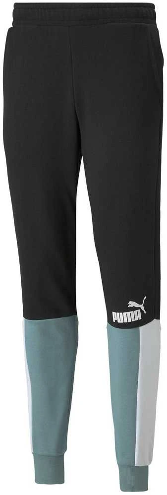 Puma Kelnės Vyrams Ess+ Block Sweatpants Juodas Baltas Mint 848007 50