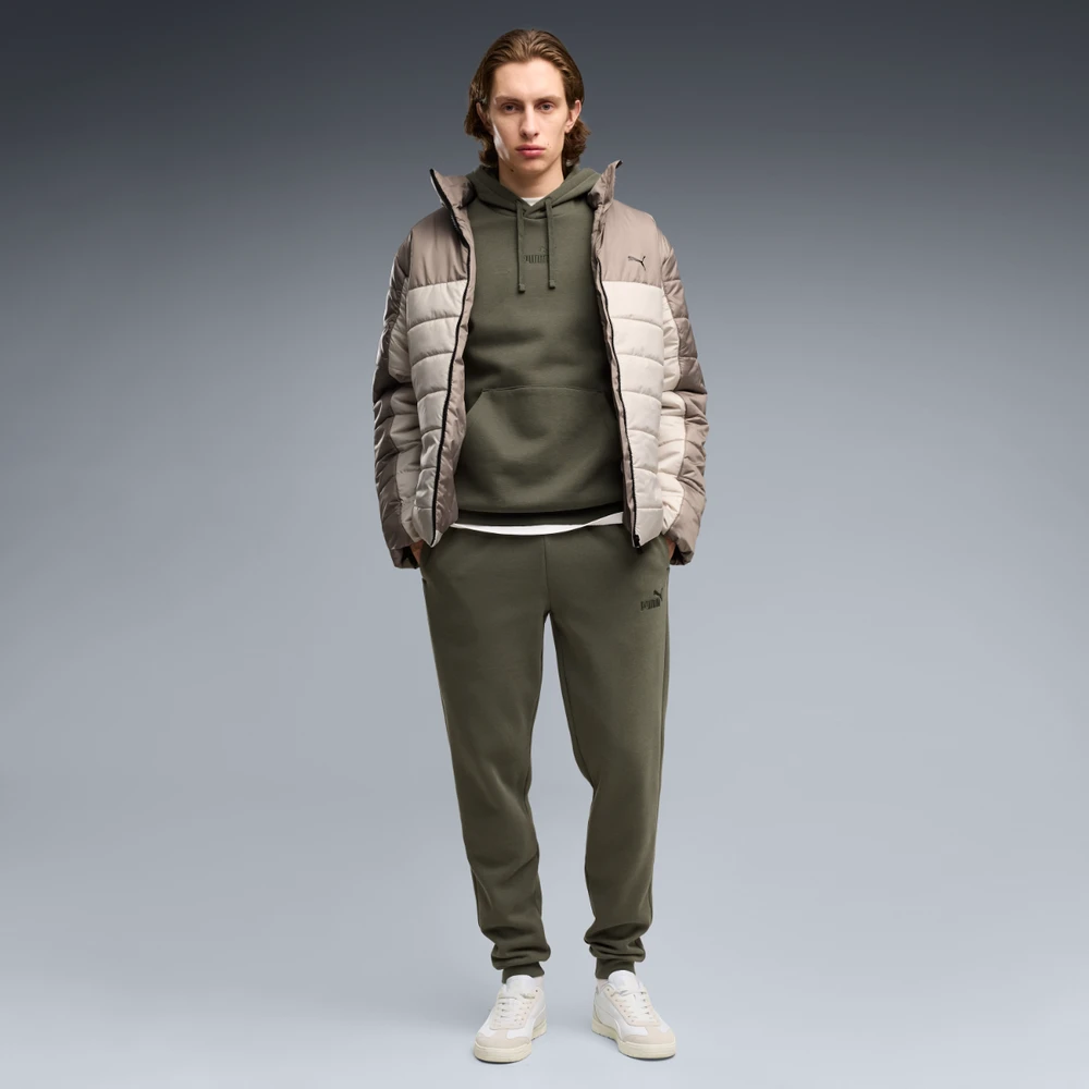 Puma Kelnės Vyrams Ess No. 1 Logo Sweatpants Fl Steel Žalias 682607 86